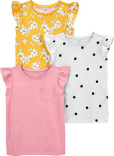 Baby and Toddler Girls' 2-Pack 4Th of July Tops