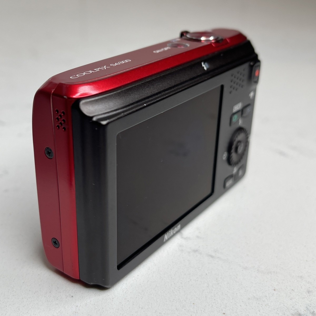 Nikon Coolpix S6300 RED 16MP 10X Digital Camera Bundle Fully