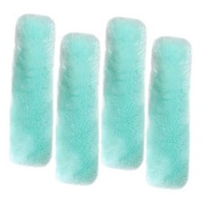4 Pack Seat Belt Covers for Adults and Kids, Soft Fur Seat Belt Straps Green