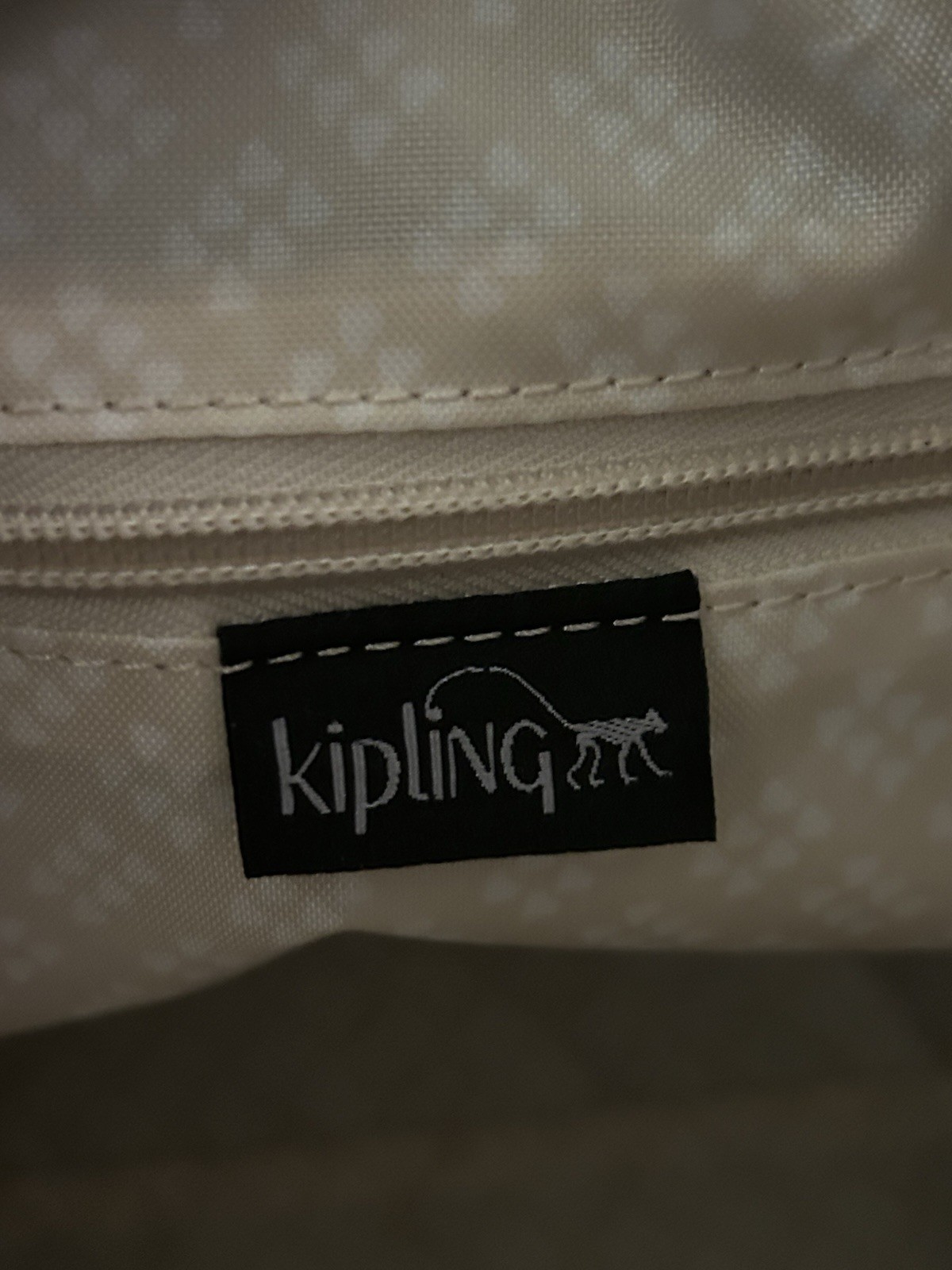 Kipling Black Rare Patterned Nylon Crossbody Shou… - image 12