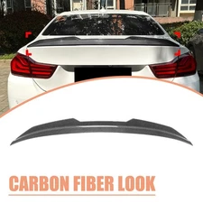 Rear Wing Trunk Spoiler Lip For BMW 4 Series F32 435i Coupe 2-Door Carbon Fiber