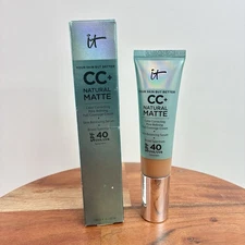 IT COSMETICS  CC+ Natural Matte Full Coverage Cream RICH HONEY 1.08 OZ SPF 40