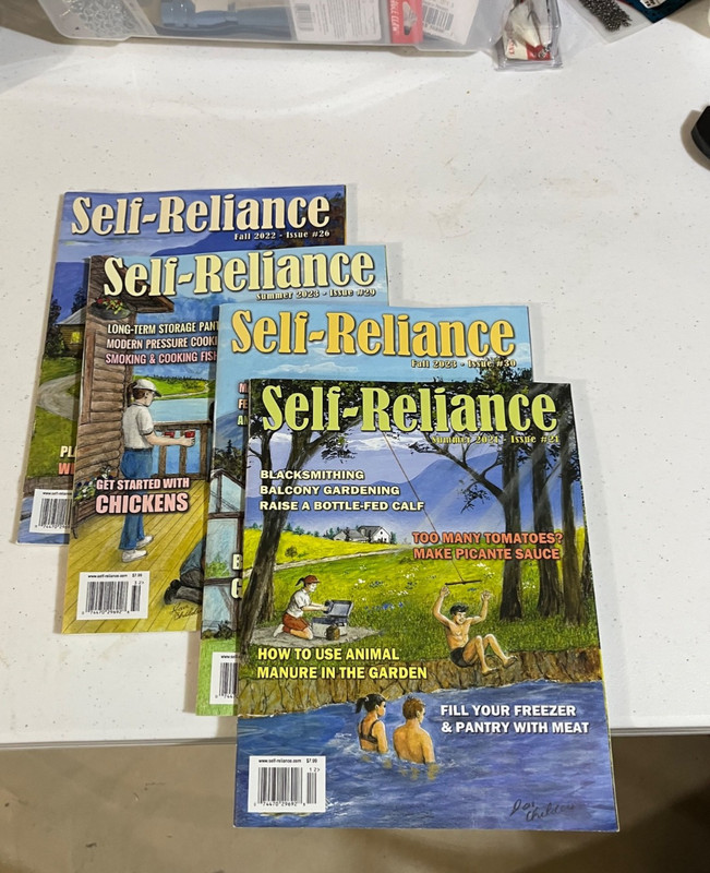 Self-Reliance Magazine Four miscellaneous  Issues