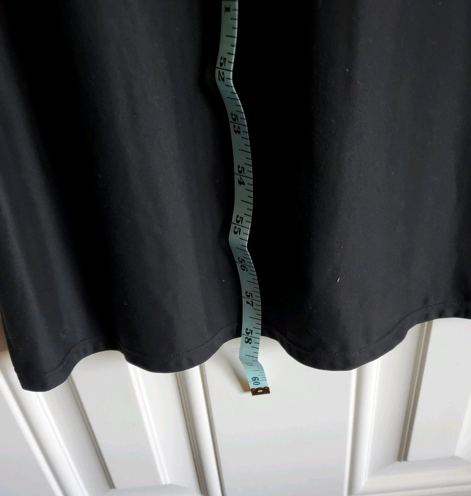 UNDERCOVER Abito lungo nero Victoria Secret NUOVO leggerissimo manica lunga donna taglia L