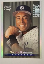1997 Donruss Studio - Bernie Williams #97 Press Proof Silver /1500