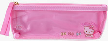Sanrio Hello Kitty Slim Pencil  Pen Case Cute Kawaii Pouch Japan PVC