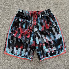 Nike Swim Trunks 21  Boardshorts Men  s Size XL Abstract Watercolor Below Knee