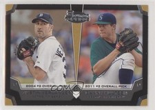 2012 Bowman Draft Dual Top 10 Picks Justin Verlander Danny Hultzen #TP-VH 3w8