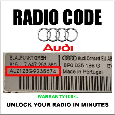 Audi Radio SAFE Code Removal   Concert Chorus Beta RNS-E
