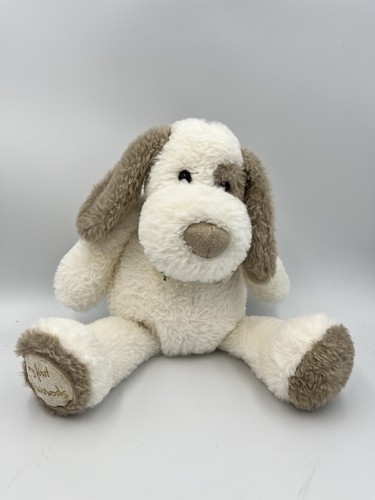 My First Harrods Welpe Hund Creme & Beige Plüschtier Kuscheltier Tröster 34 cm