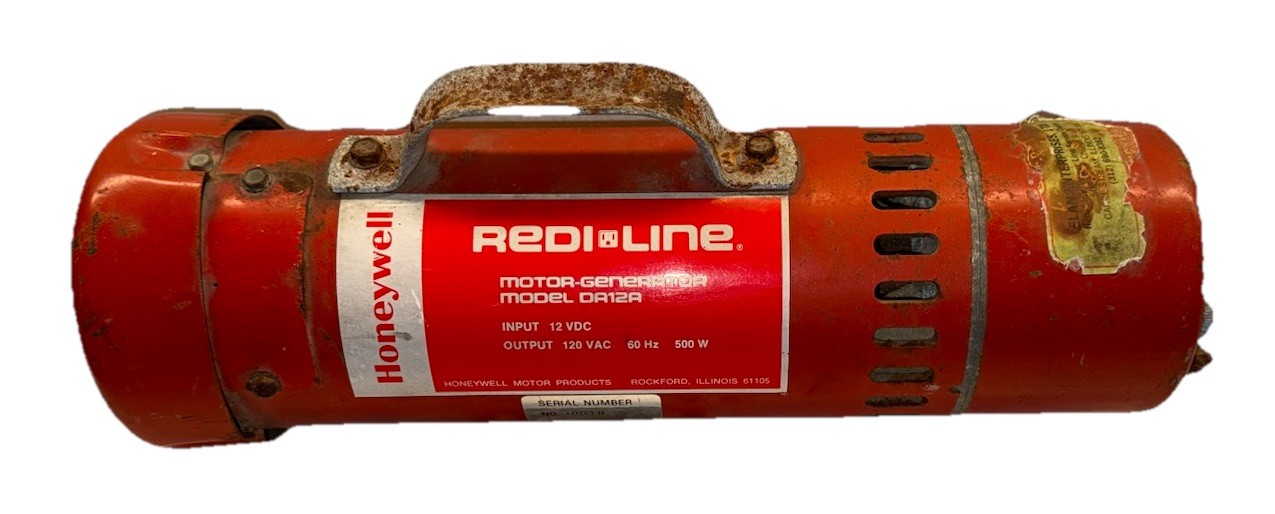 Redi-Line Motor Generator. DA12A 500W, 12VDC See Photos! Untested!