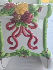 Royal Albert Old Country Roses Sleigh Centerpiece Christmas 2002 Seasons Big 