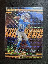 2025 Panini - Touchdown Masters Calvin Johnson #16 Orange Fluorescent Prizm