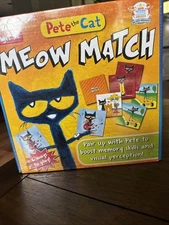 Pete the Cat Memory Matching Game for Kids Fun Learning Tabletop Game Sealed  3+