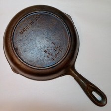 Vintage BSR Century Series 6 5/8 In. No. 3 Cast Iron Skillet Flat Made In USA