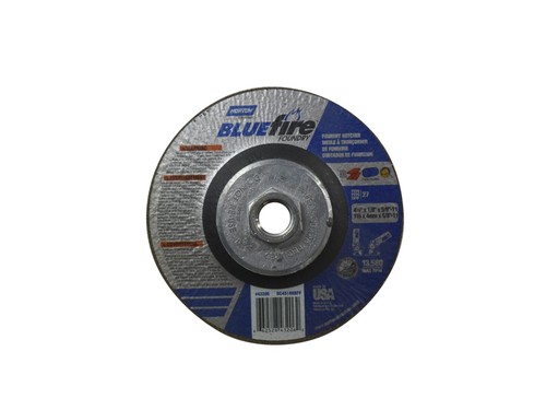 Norton Blue Fire Foundry Grinder Disk - 1/8" Thick - for 4-1/2" Angle Grinder - Picture 2 of 3