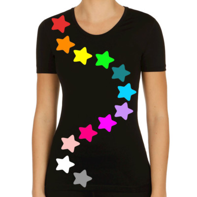 Bügelbild Sterne Hotfix Star Transferfolie Flexfolie für dunkle u. helle Stoffe