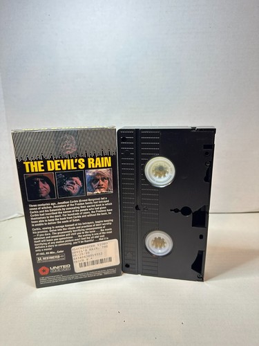 The Devil's Rain! (VHS, 1990) Ernest Borgnine, Eddie Albert, William Shatner - Picture 2 of 2