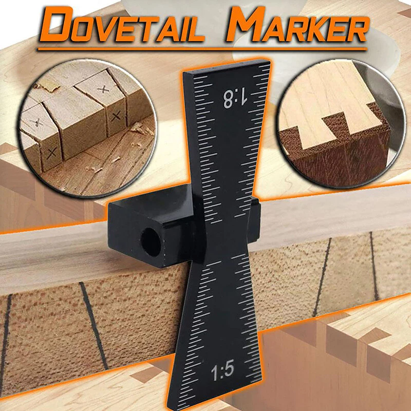 Dovetail Marker Woodworking Joints Gauge Template Measuring Jig