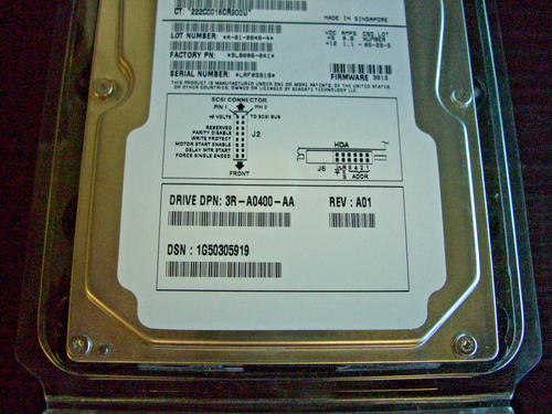 HP BD018122C0 Compaq Festplatte 18,2 GB, intern, 10000 1/min, 3,5" (127965-001) - Bild 3 von 4