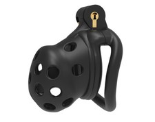 NEW Update Small Breathable Cage Chastity Device Round/curved 4 Rings Restrain