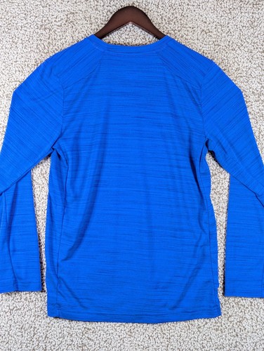 Nike Dri-FIT Performance Langarm T-Shirt Blau Herren Small - Bild 6 von 9