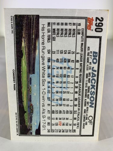 BO JACKSON - Assorted Singles & Inserts - Various Years and Sets - YOU PICK - Picture 13 of 27