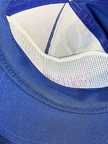 Vintage YAMAHA Snapback Hat Cap USA Made Blue, Red Cord Embroidered 70's Trucker - Picture 8 of 11