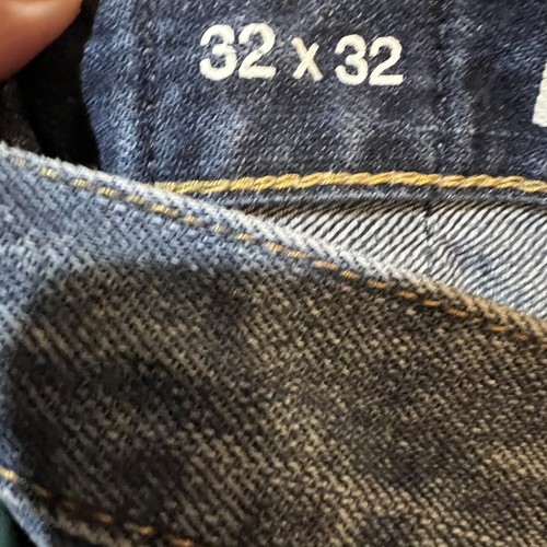 GAP Jeans Mens size 32 X 30 Blue Loose straight leg Classic - Picture 4 of 12