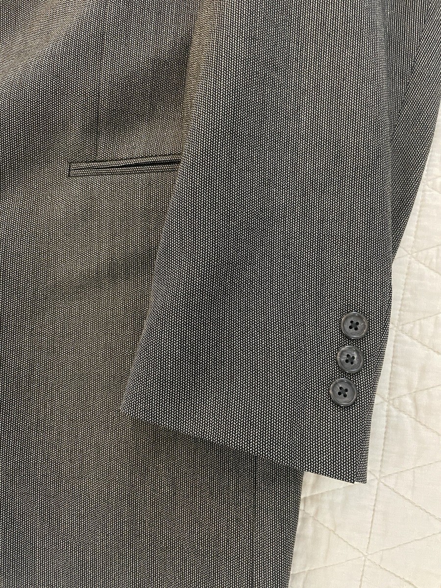 GIVENCHY MONSIEUR Made in USA Vintage 4-Button Wool Jacket Size 40