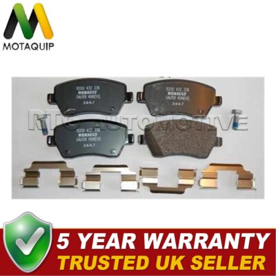 Motaquip Front Brake Pads Set Fits Clio Kangoo Captur Modus Micra Note