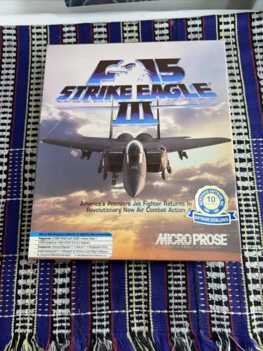 F-15 STRIKE EAGLE III ACE'S LIMITED EDITION PC GAME DISKS