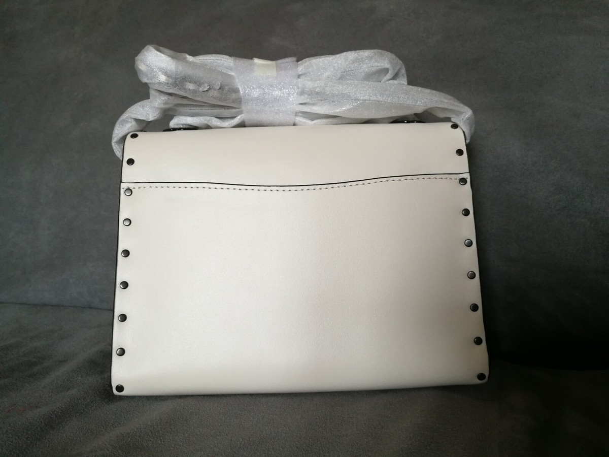 NWT Coach Parker 18 Shoulder Bag Chalk/Copper BRDR RVTS 29389 BP