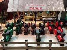 Flat Car Load - Hit & Miss Steam Engine for O Scale Trains & Scenery