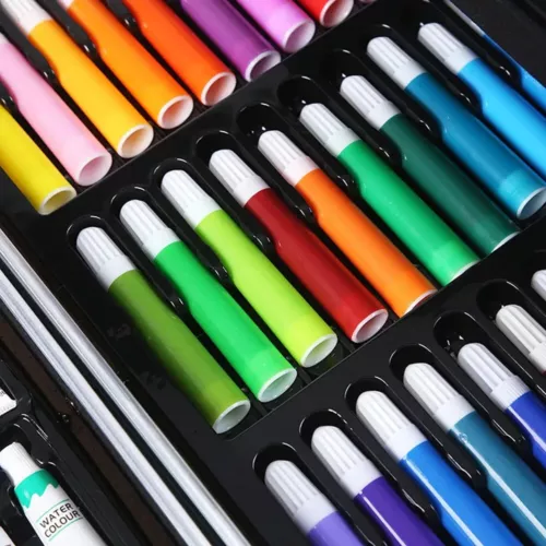 145tlg Set Malkoffer Malset für Kinder Buntstifte Wasserfarbe Kinderspielzeug DE - Bild 7 von 21