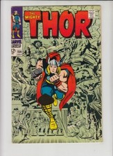 THOR #154 FN/VF MARVEL COMICS 1968 *1st MANGOG