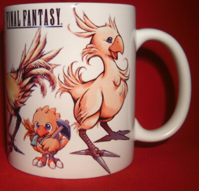FINAL FANTASY CHOCOBO - Kaffeebecher - Cloud Strife - FF 7 - Moogle