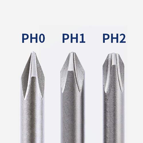 Extra Long 50-200mm Phillips Cross Head 1/4" Hex Shank Magnetic Screwdriver Bits - Picture 12 of 51