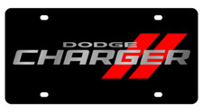 Dodge Charger Black Laser Acrylic License Plate