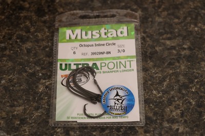 Mustad 39948NP-BN Demon Wide Gap Circle Hook 8/0 25pk