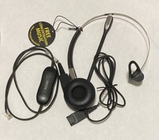 Jabra 2400 II QD Mono UNC Wired Headsets Black With a Jabra GN1216 Adapter