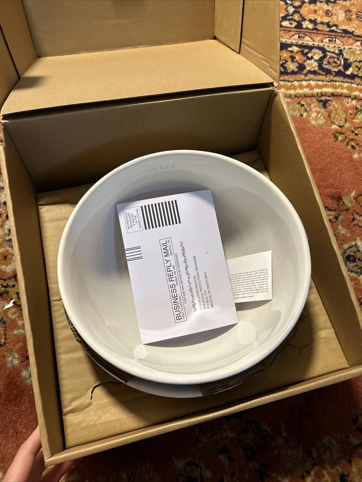 全新 Kate Spade 波尔卡圆点 2 件混合碗套装 品味良好 Lenox 布丁 — 第 4/4 张图片