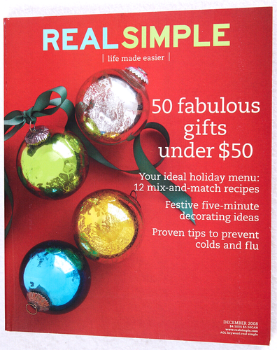 Real Simple Magazine Lot 3 Issues 2007 2008 Food Style Cleaning Festive Holidays - Picture 3 of 5