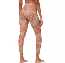Lululemon Align Pant Leggings 28" Sz 4 Floral Inflorescence Pink Multi High Rise