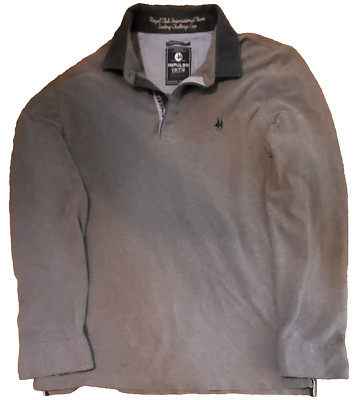Impulso 1972 1/4-Zip Beige Pullover Mens Size Large