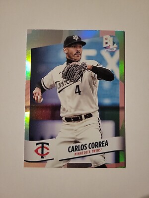 2024 TOPPS BIG LEAGUE Rainbow Foil CARLOS CORREA #215 TWINS E11
