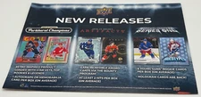2024 Upper Deck Hockey Stand-Up Promotional Counter Card