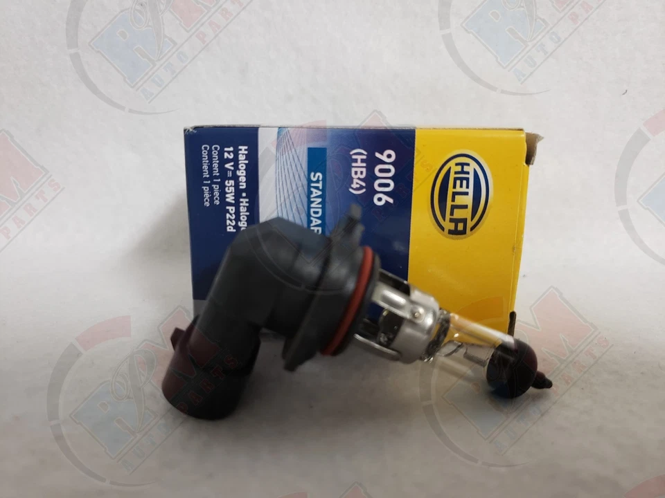 HELLA 9006 HB4 55W luz principal halógena haz bajo para BMW Audi Volkswagen Saab Foto 2 de 4