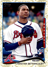 2014 Topps Christian Bethancourt Rookie Camo #447 -/99 - Atlanta Braves