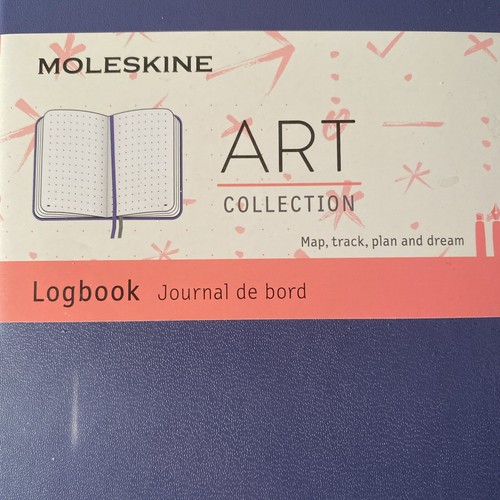 Moleskine Log Book 160 Bound Pages Notebook Journal From Art Collection NEW - Picture 2 of 5